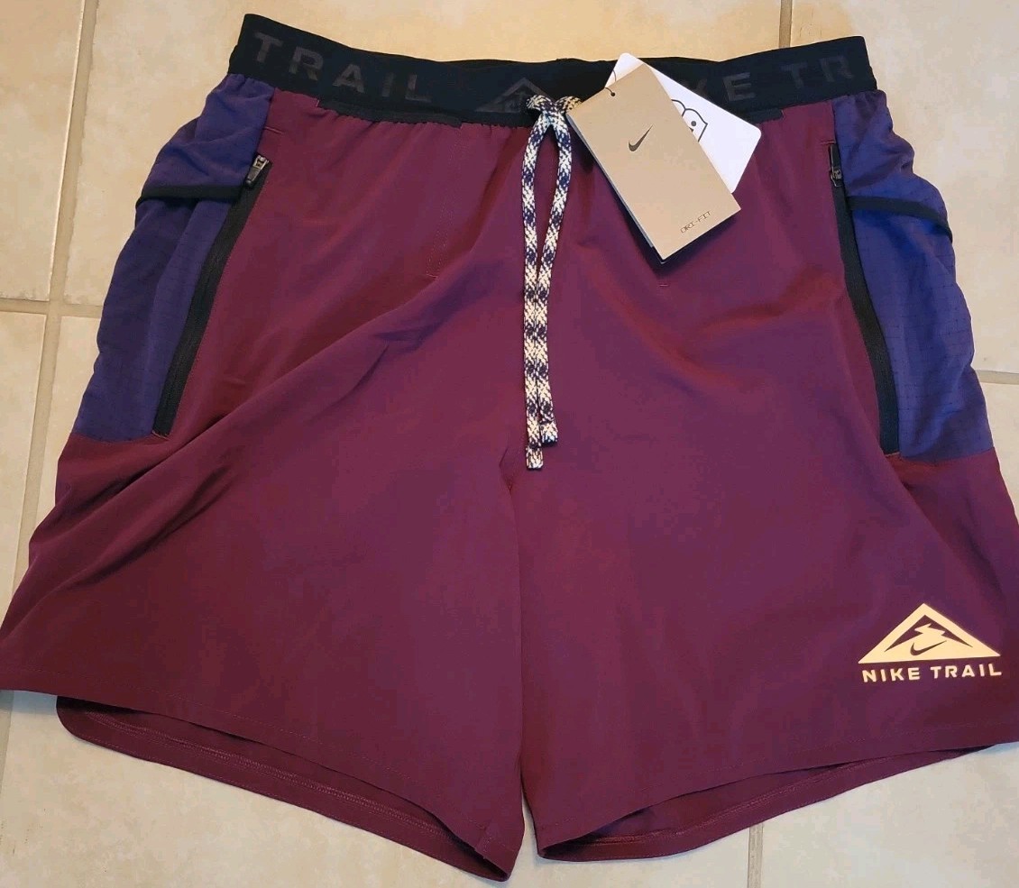 Nike Trail Dri-fit Second Sunrise 7″ Running Shorts Men’s M NWT FB4194-681