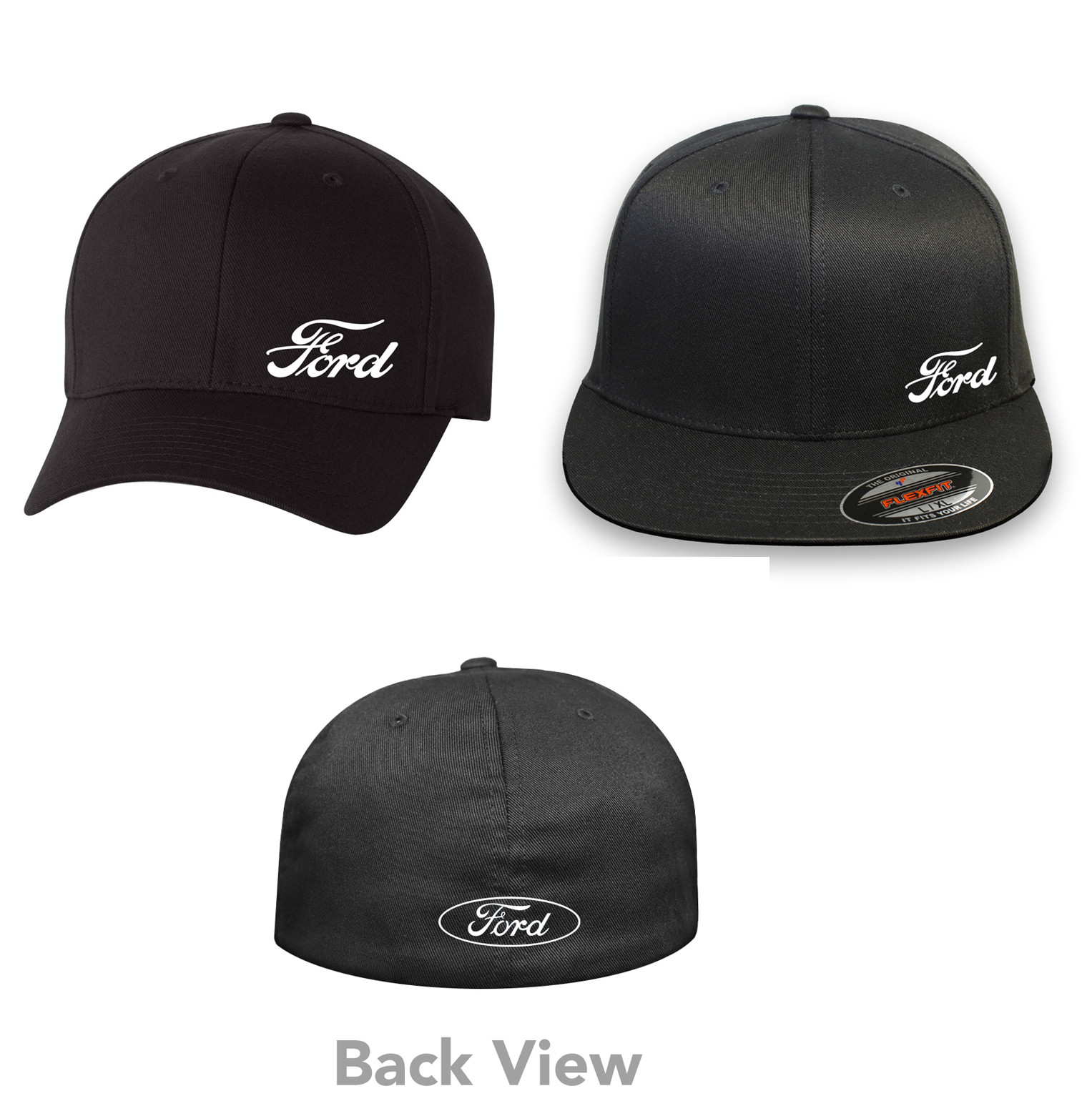 FORD F150 F250 F350 FLEXFIT HAT CURVED or FLAT BILL *FREE SHIPPING in BOX*