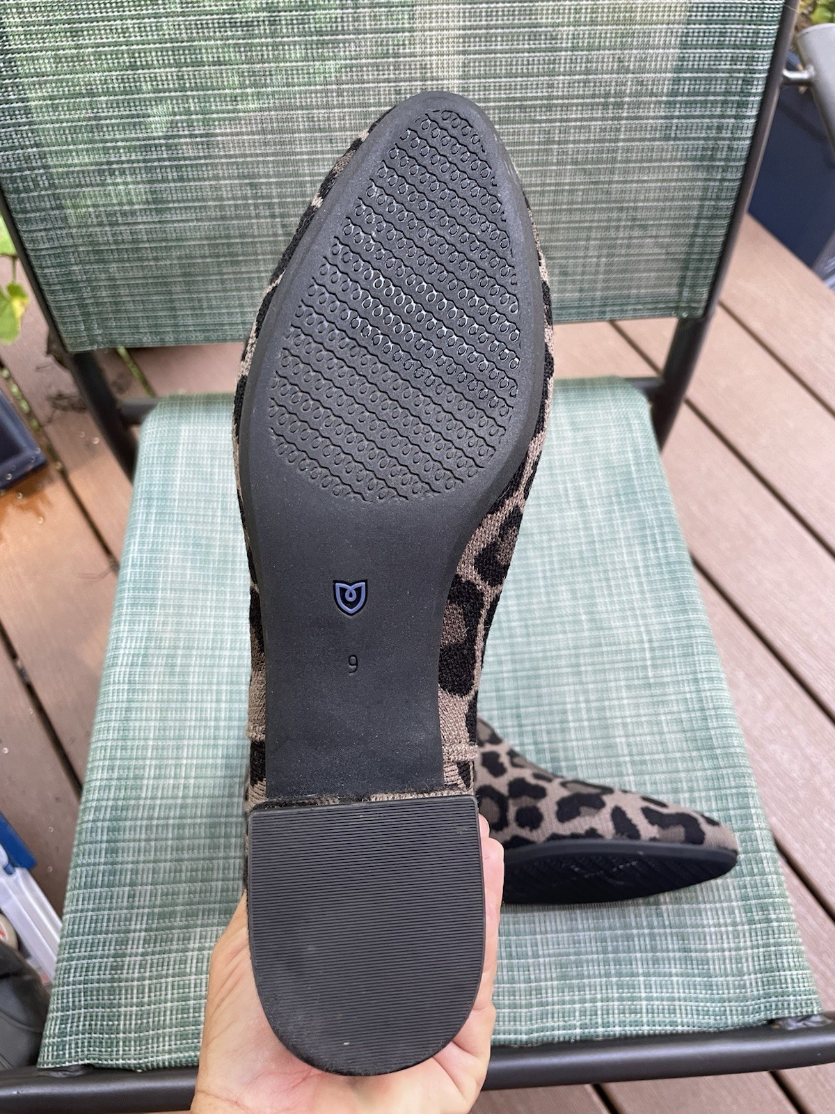 Rothy’s The Classic Boot in Cool Cat Leopard Print With In Love Insoles Size 9