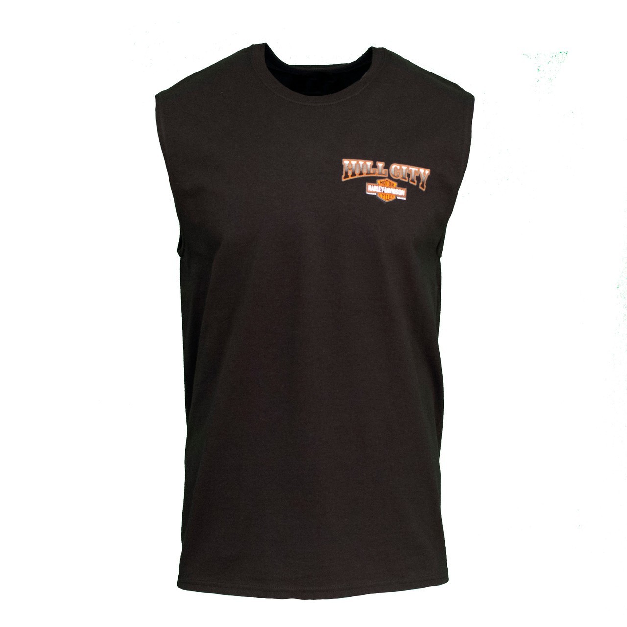 Hill City Harley-Davidson® Men’s Hold Up Black Sleeveless T-Shirt