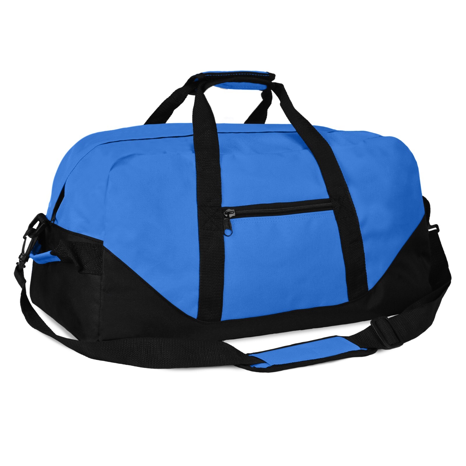 DALIX 21″ Duffle Bag Two-Toned Sports Gym Travel Bag in Royal Blue