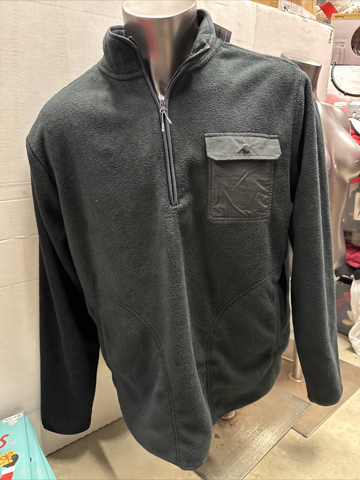 Goodfellow Quarter Zip Fleece Pullover – Sweatshirt like- Sizes & Colors choice