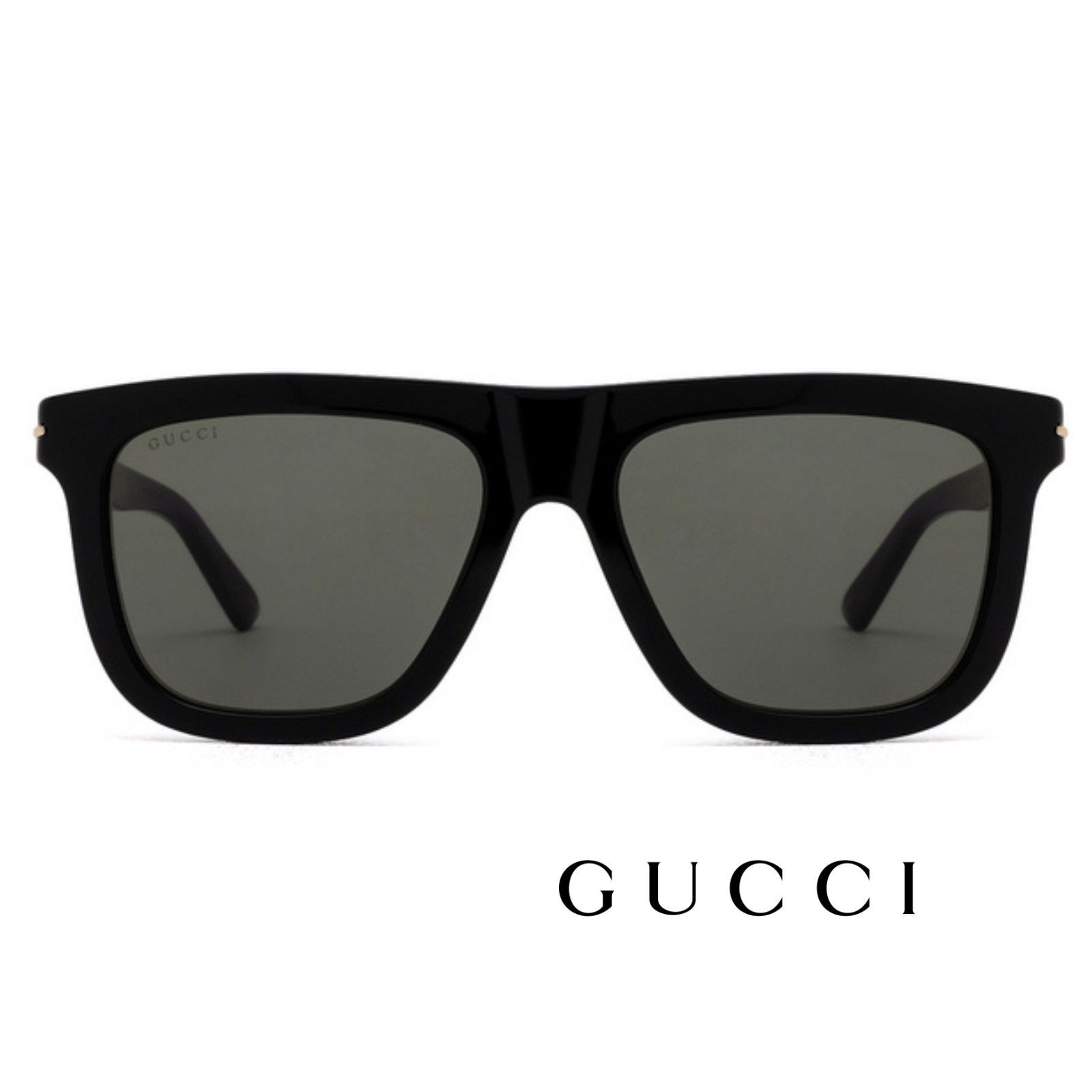 Gucci GG1502S Sunglasses Black 001 – Gray Lens 54-18-145 – NEW