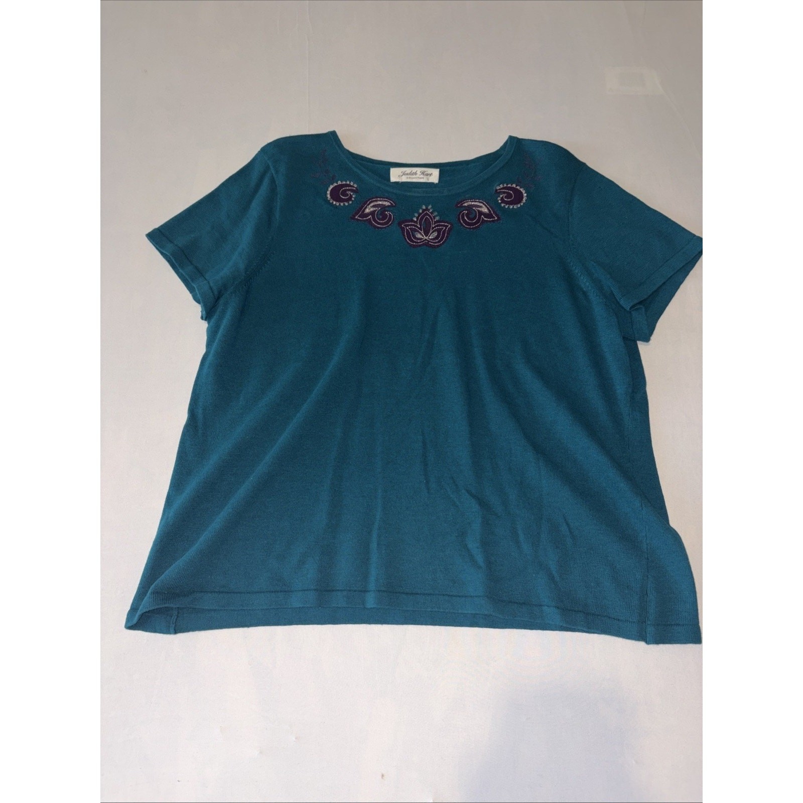 Judith Hart Collection Women’s T Shirt Vintage Knitted