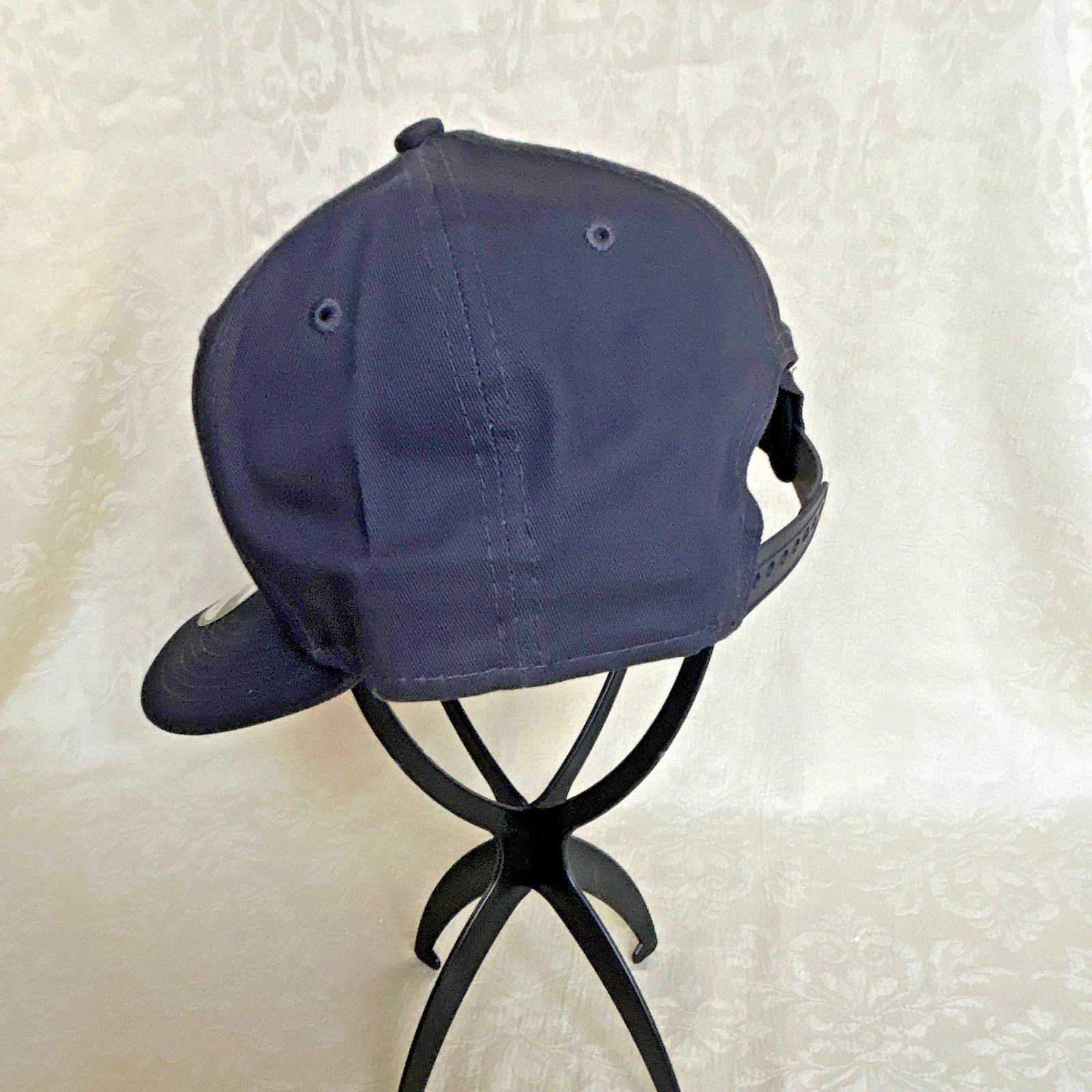 New Era 9FIFTY CAMP Snapback Hat Cap Charcoal Gray Orange Embroidered Flat Brim