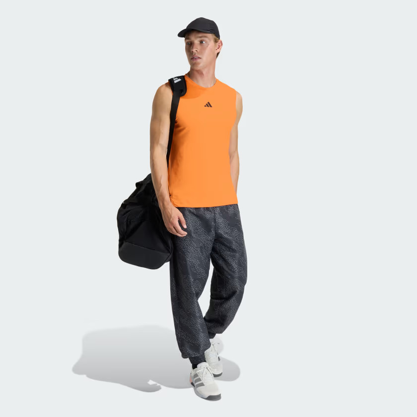 adidas men D4T POWER 3 STRIPES TANK TOP