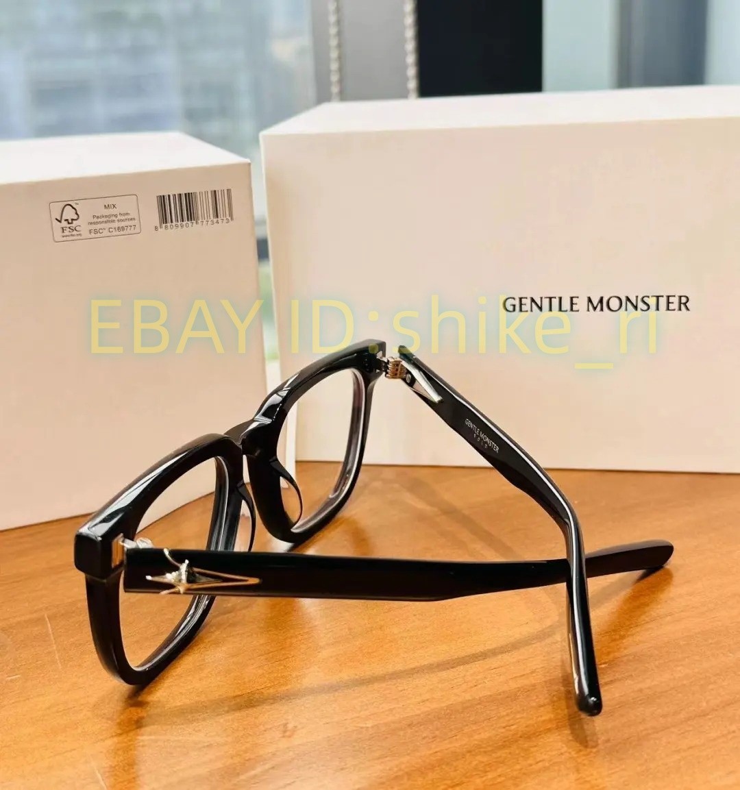GentleMonster Sunglasses Bold – OJO 01 Black Frame Clear Lenses