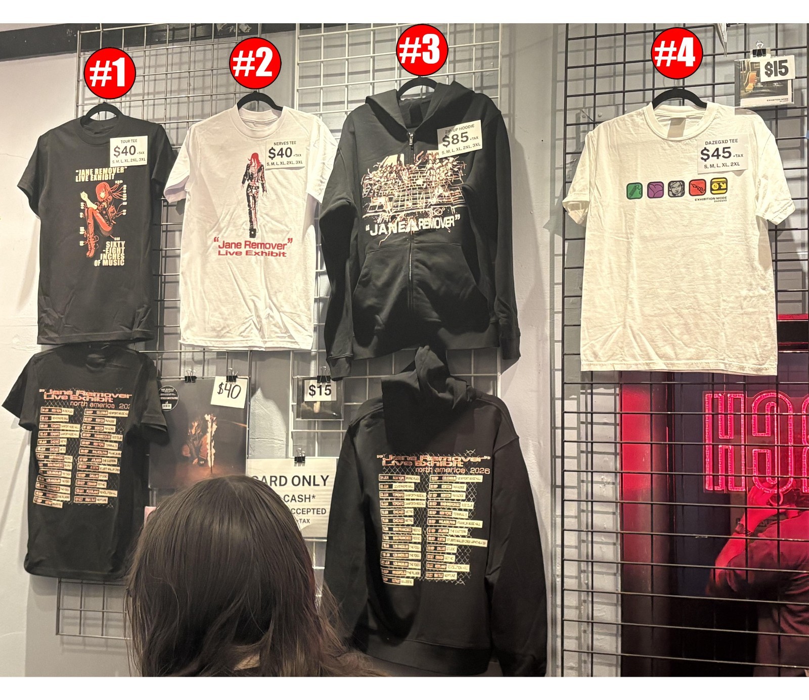Jane Remover Live Exhibit Merch 2026 reprint T-Shirt or Zip Hoodie, FAST SHIP