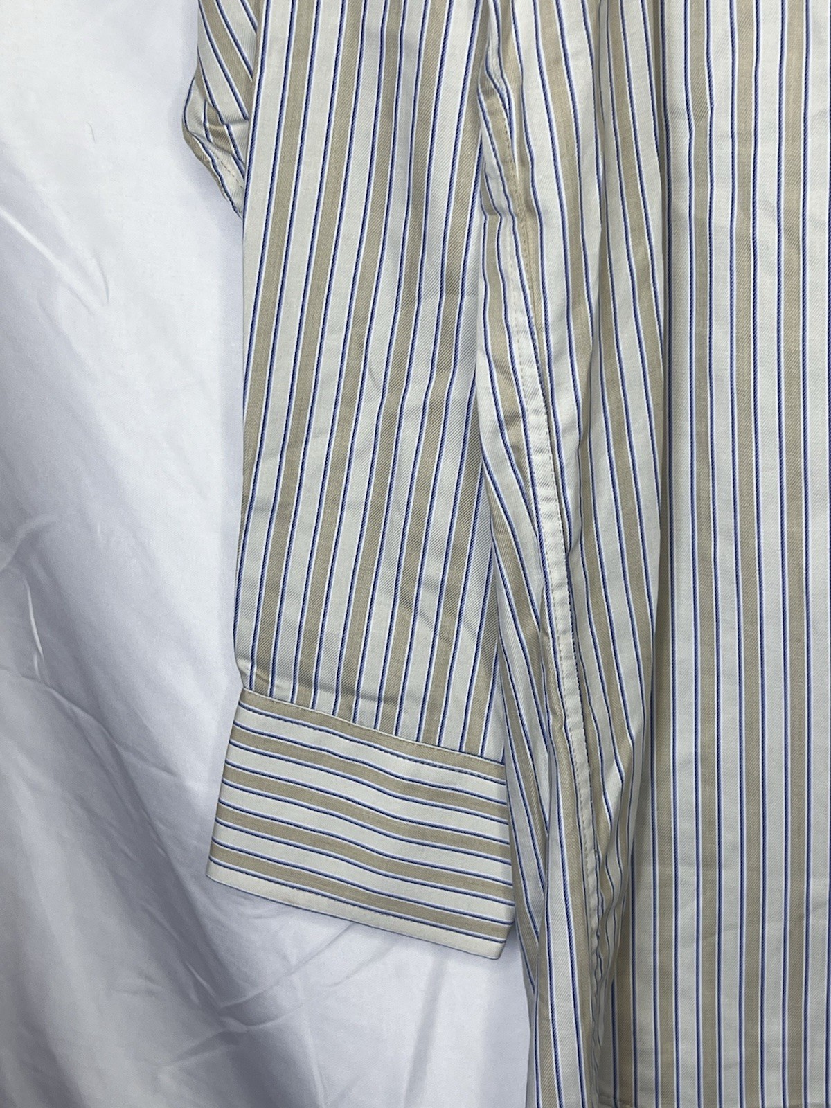 Chaps Men’s Striped Button Down Shirt – Size 15-15.5/32/33 – New W/ Tags