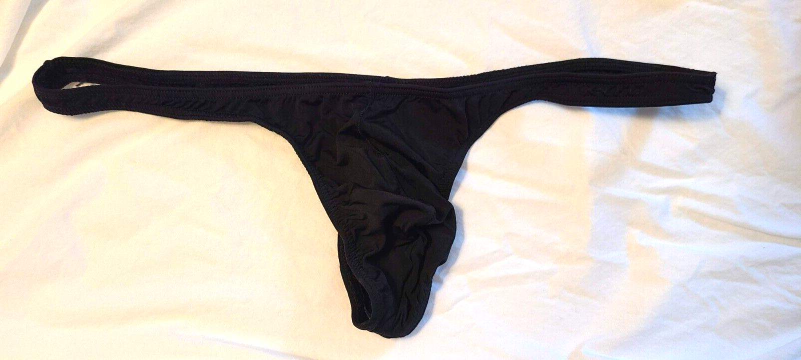 USA SELLER LOT OF (2) MENS SEXY LOW RISE SEE-THRU THONGS (WAIST 28-30)