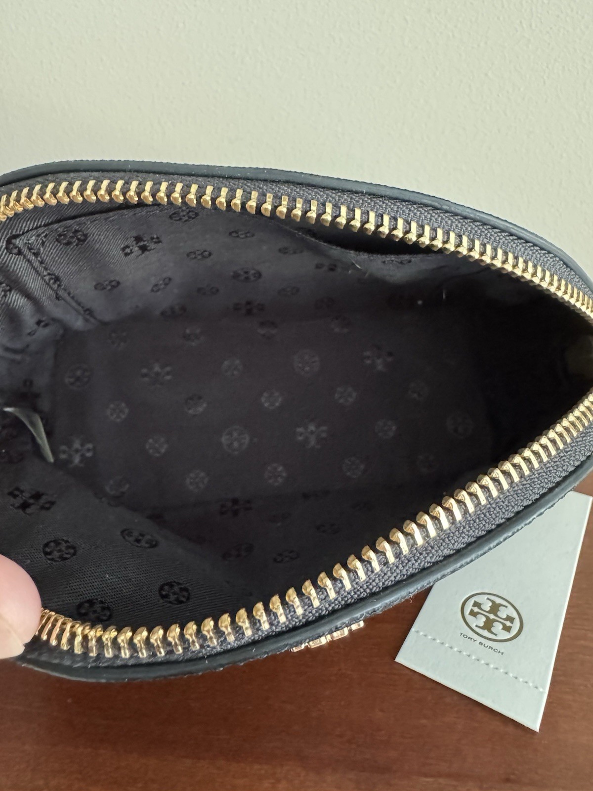 Tory Burch Robinson Small Makeup Bag