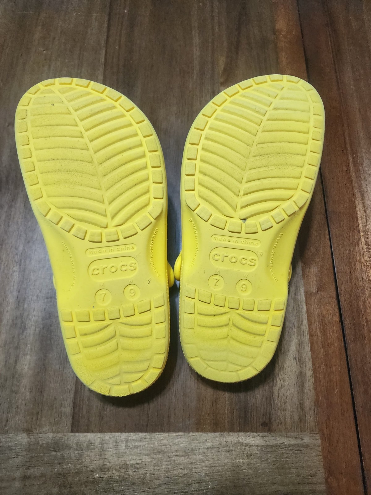 Classic Crocs Yellow M7/W9
