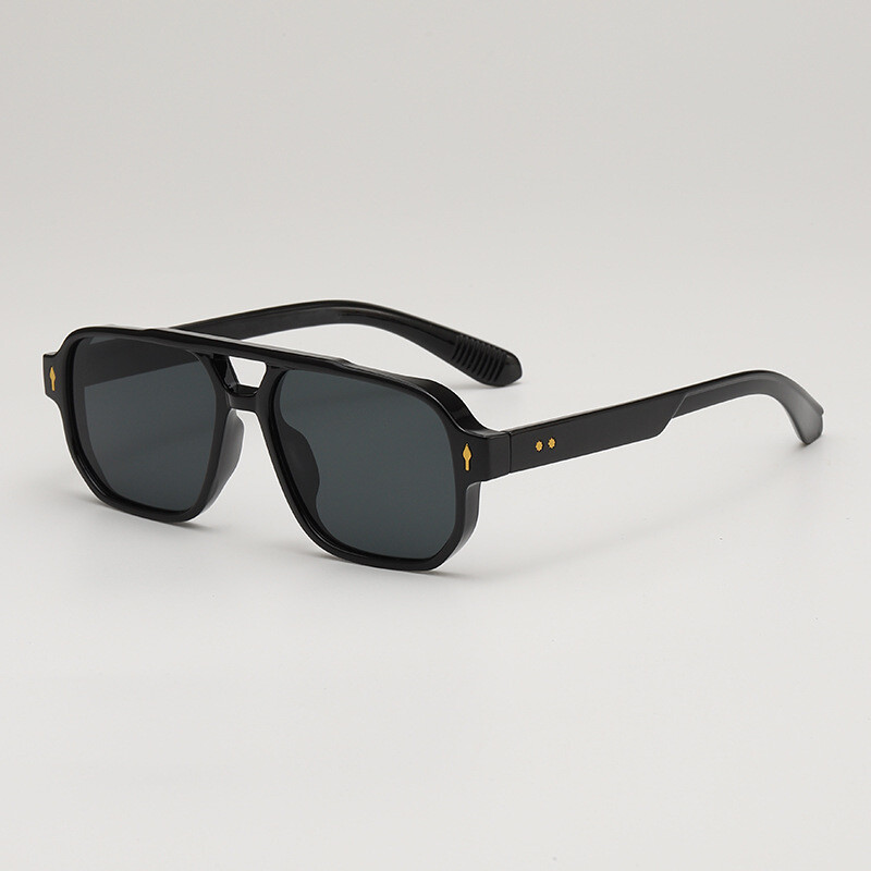 Unisex Square Double Bridge Sunglasses Fashion Outdoor Shade Glasses UV400 New