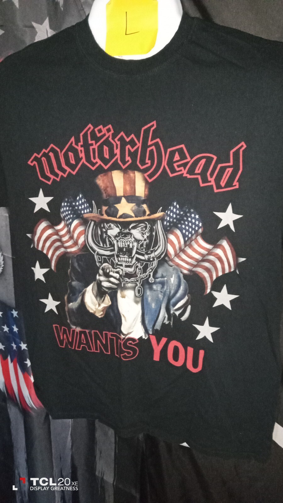 Motorhead Shirt England..All Size Large..Pick Any 1 Shirt..