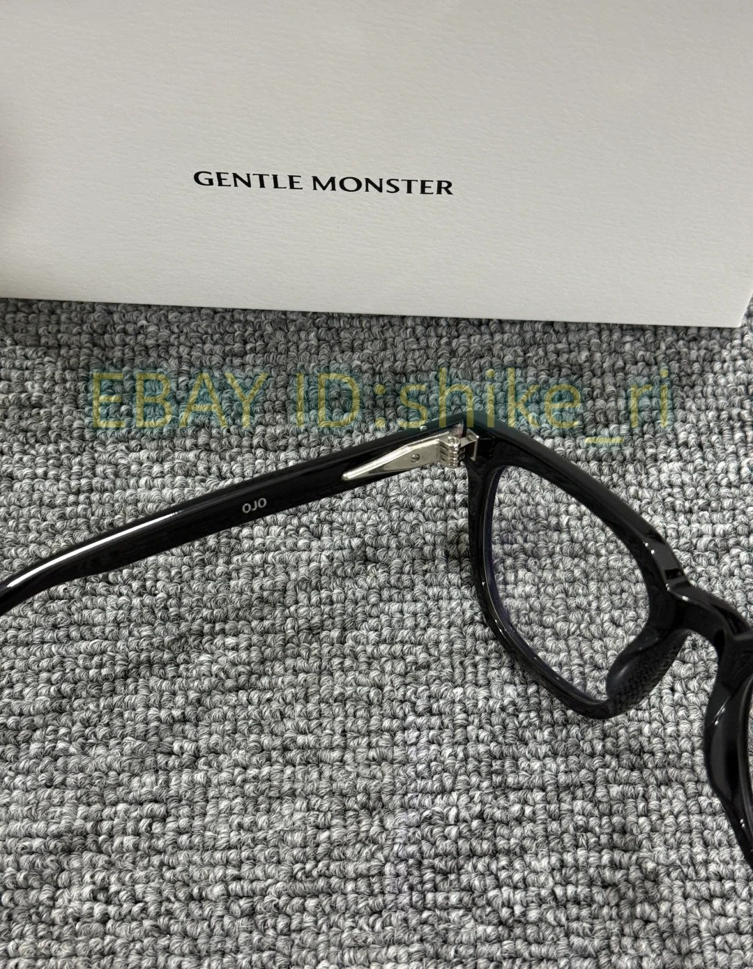 GentleMonster Sunglasses Bold – OJO 01 Black Frame Clear Lenses