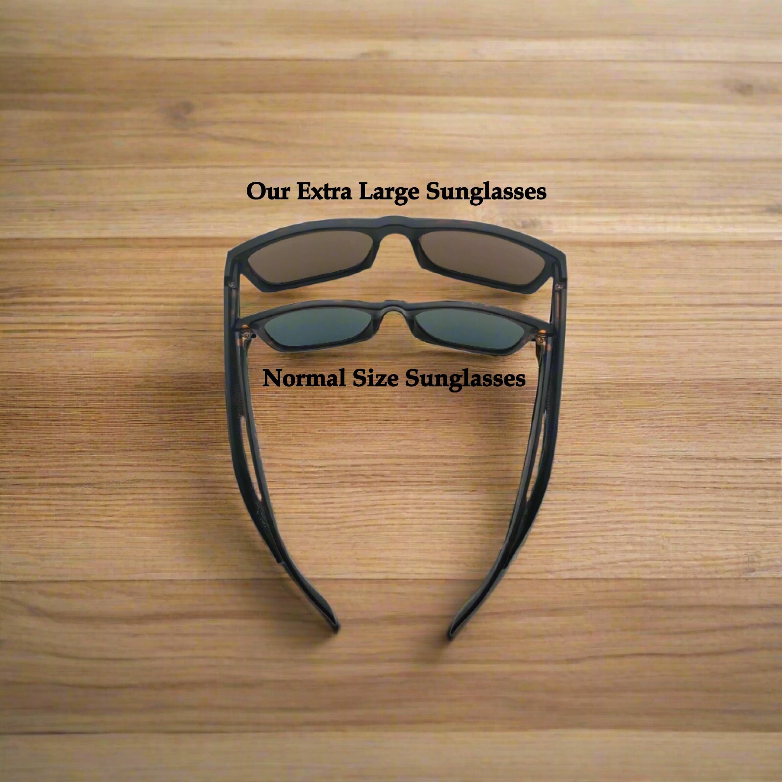 XXL Extra Large Size Polarized Sunglasses for Men Big Head Wide Frame