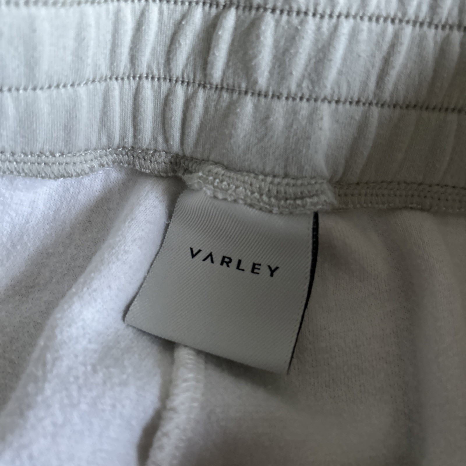 Varley Nevada Slim Fit Pants Ivory Medium Women Stretch Comfort Athleisure