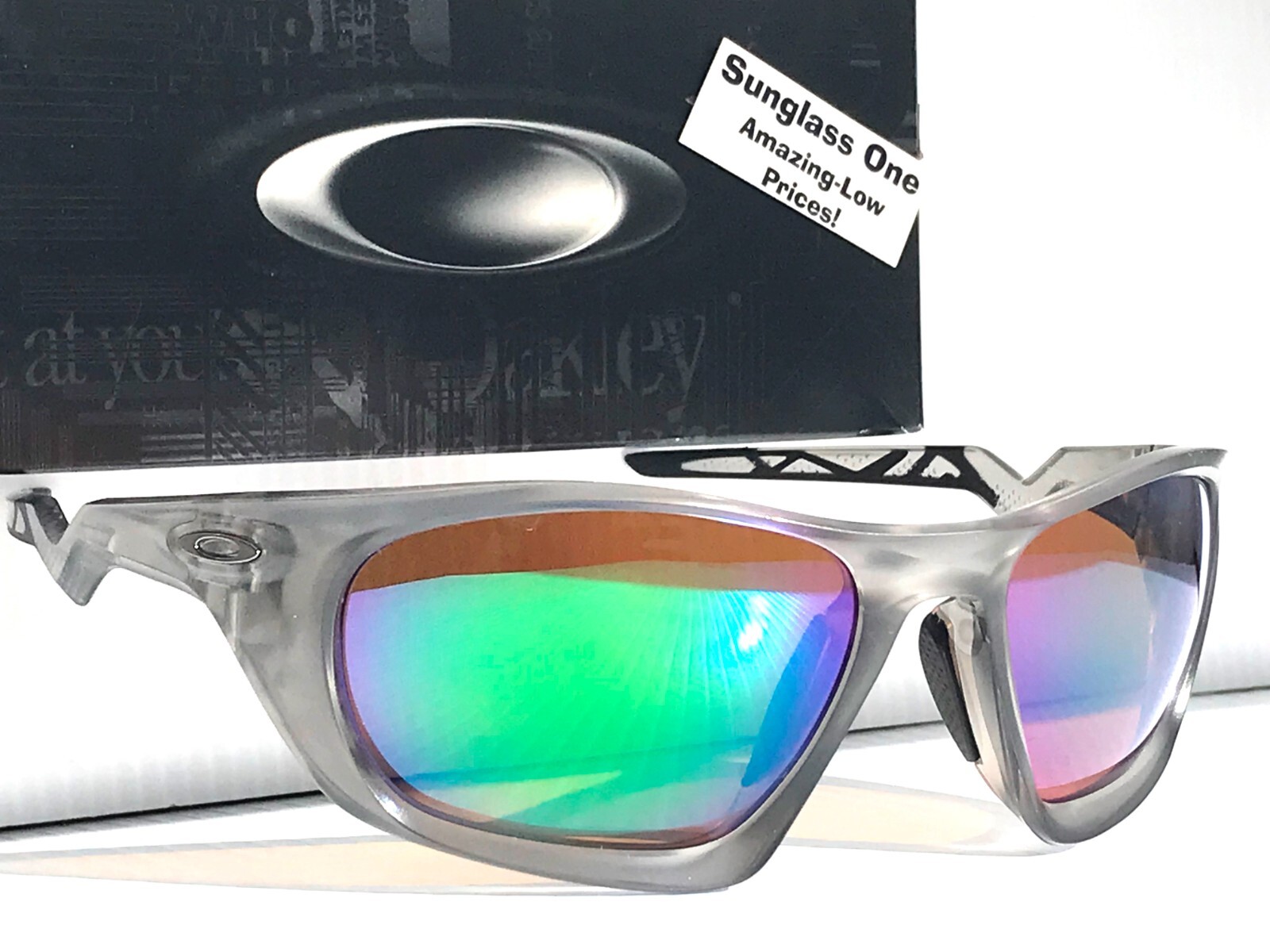Oakley LATERALIS Matte Grey Ink PRIZM POLARIZED Shallow Water Sunglass 9431-07