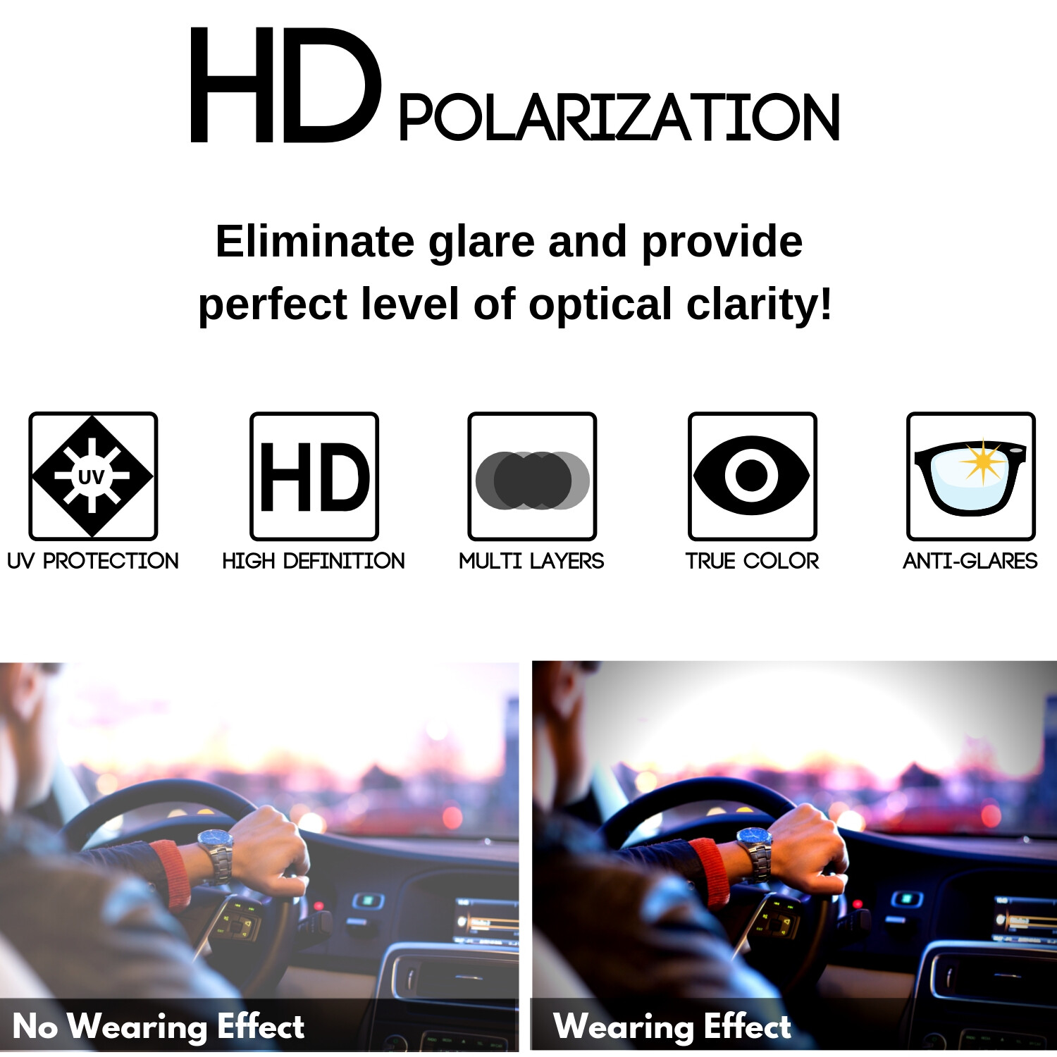 XXL Extra Large Size Polarized Sunglasses for Men Big Head Wide Frame