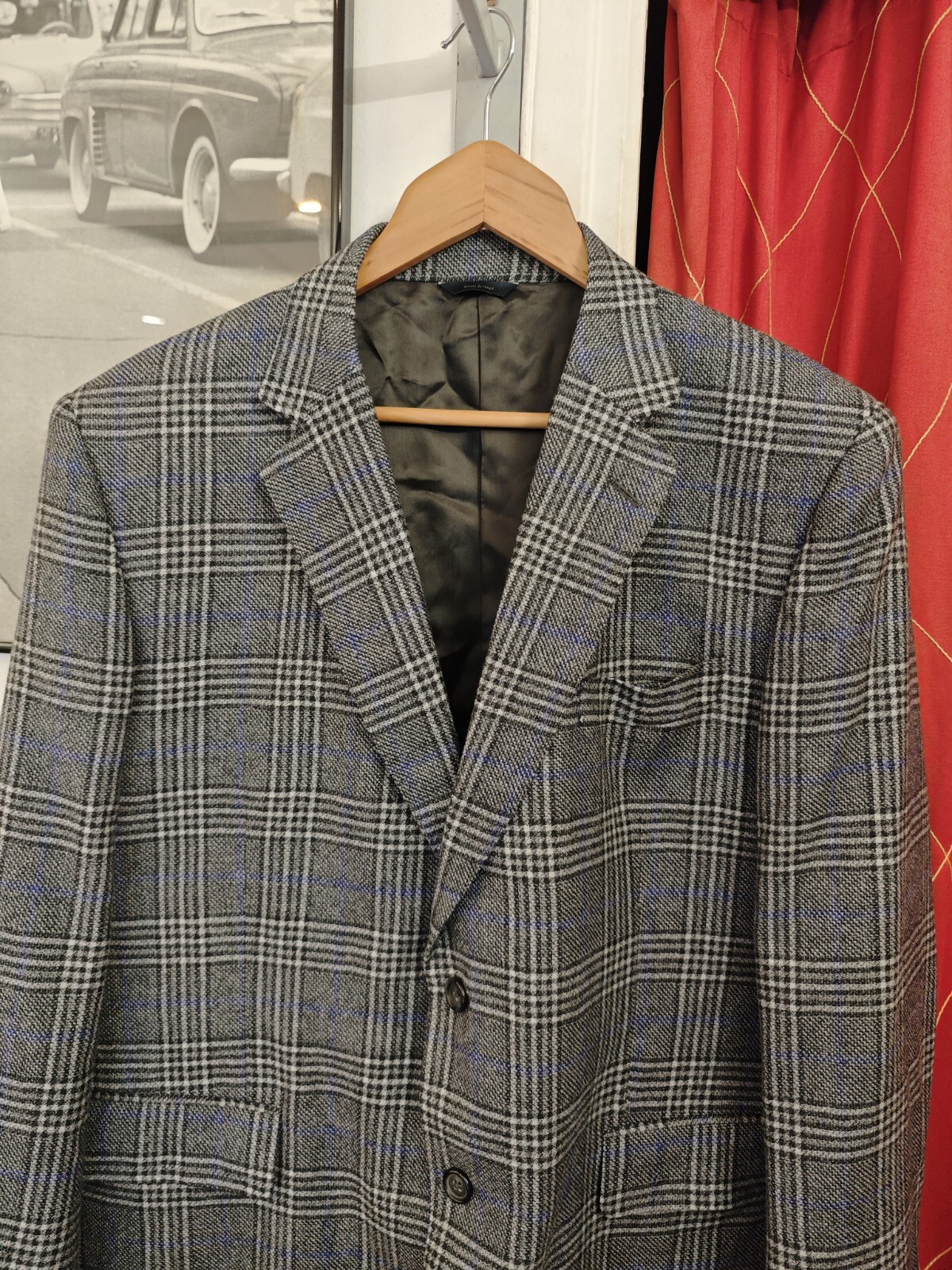 Tombolini 700€ Men’ Blazer Jacket 100% Wool Size EU 56 ( XXL ) Made in Italy