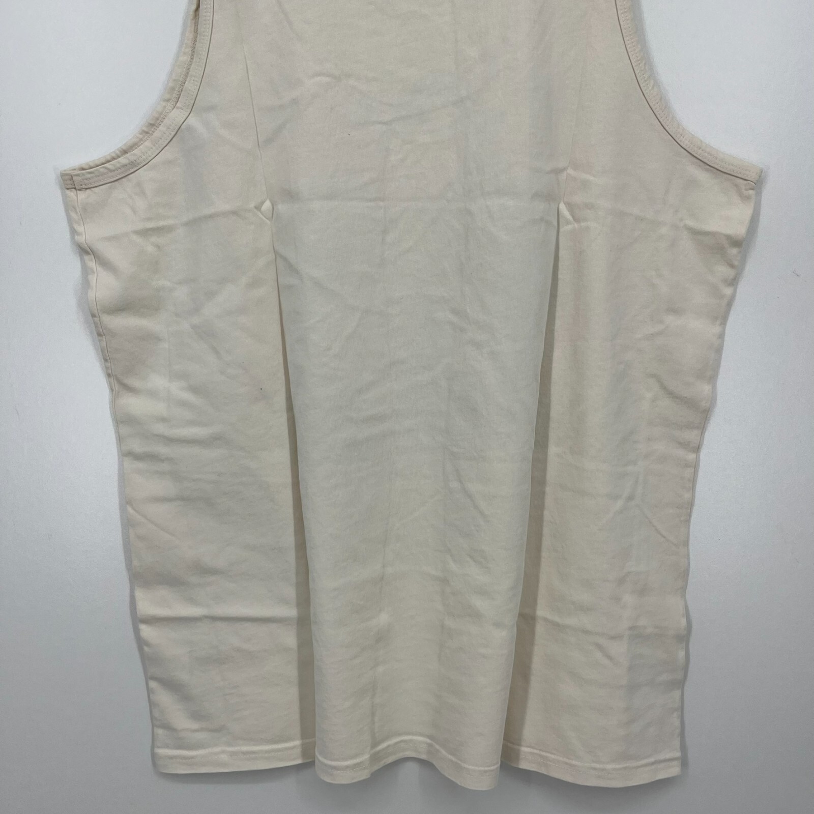 Chubbies Tank Top Men’s Size L White Cream Fourth of July 4th USA Cotton New NWT