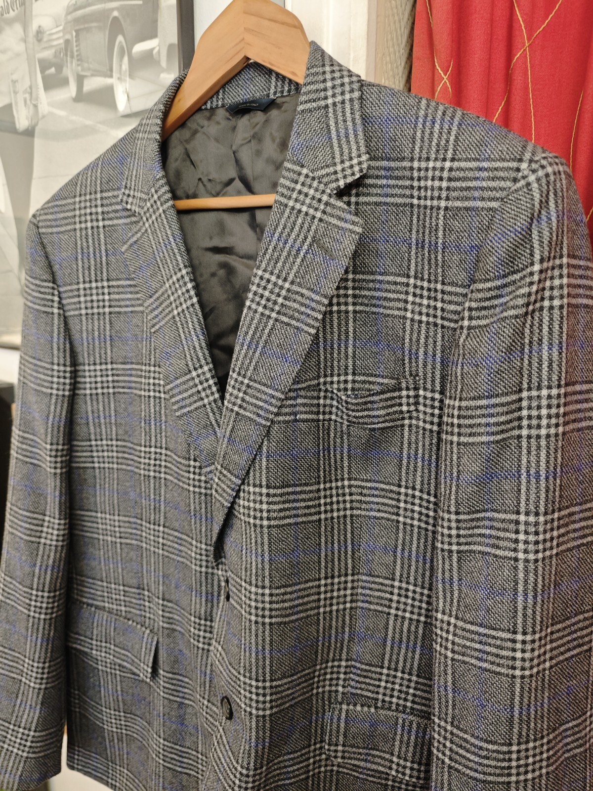 Tombolini 700€ Men’ Blazer Jacket 100% Wool Size EU 56 ( XXL ) Made in Italy