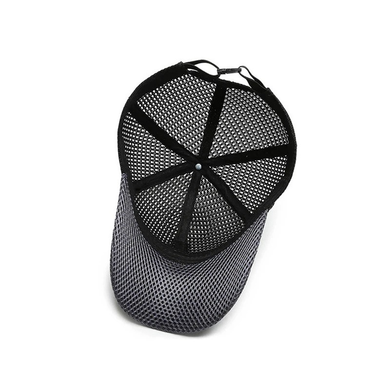 Men’s Breathable Mesh Baseball Cap Summer Outdoor Hat Trucker Cap Gym Fun Gift