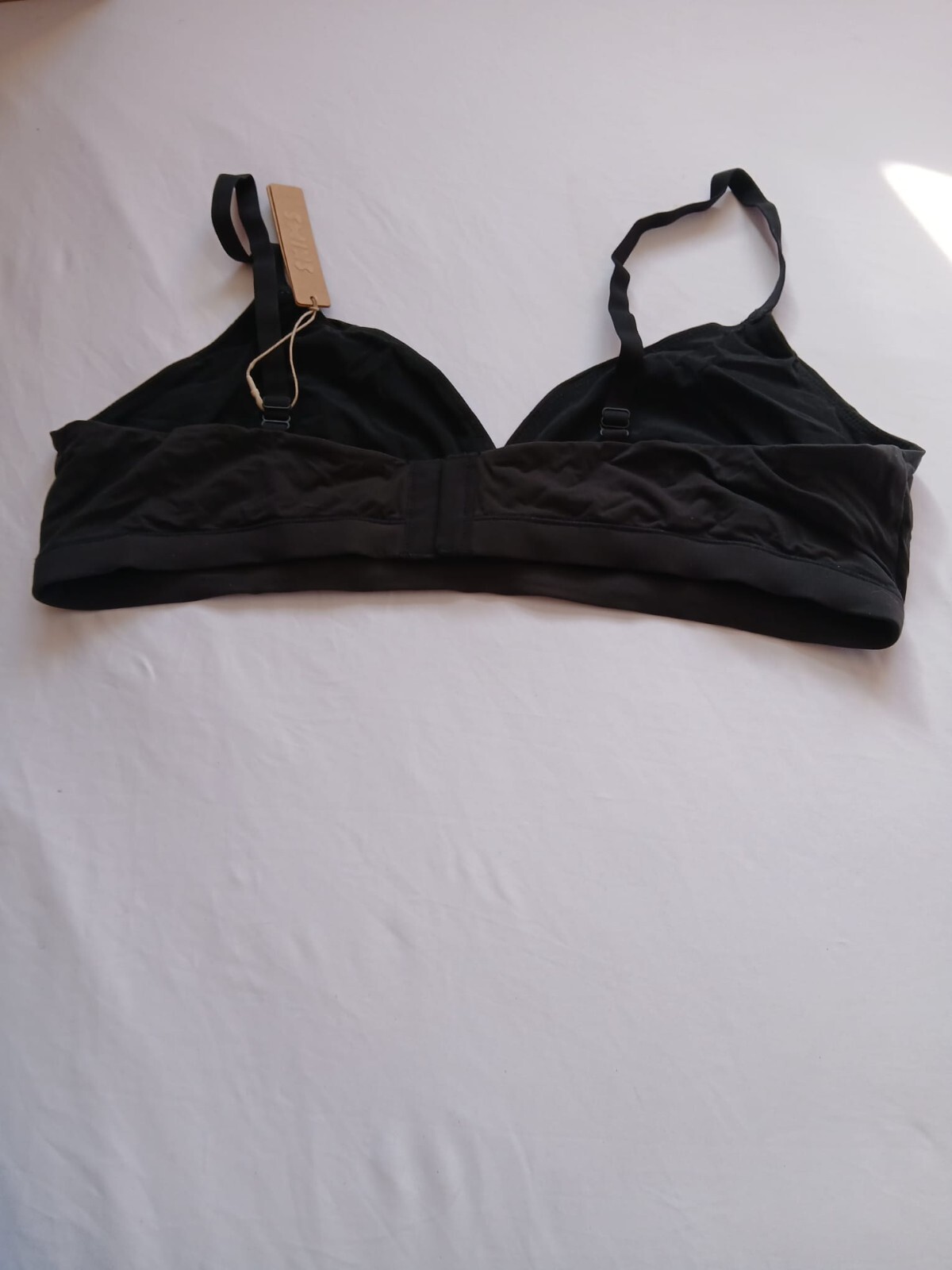 Skims Fits Everybody Cropped Bikini Top Color Onyx Style BR-TRI-0235 Size 3X G56