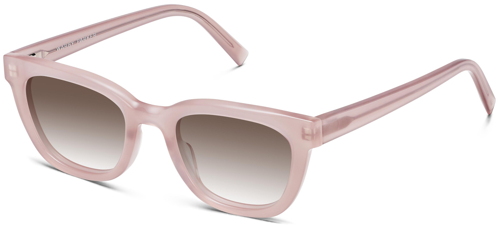 Warby Parker HOLLIS Square Sunglasses GRAPEFRUIT SPRITZ