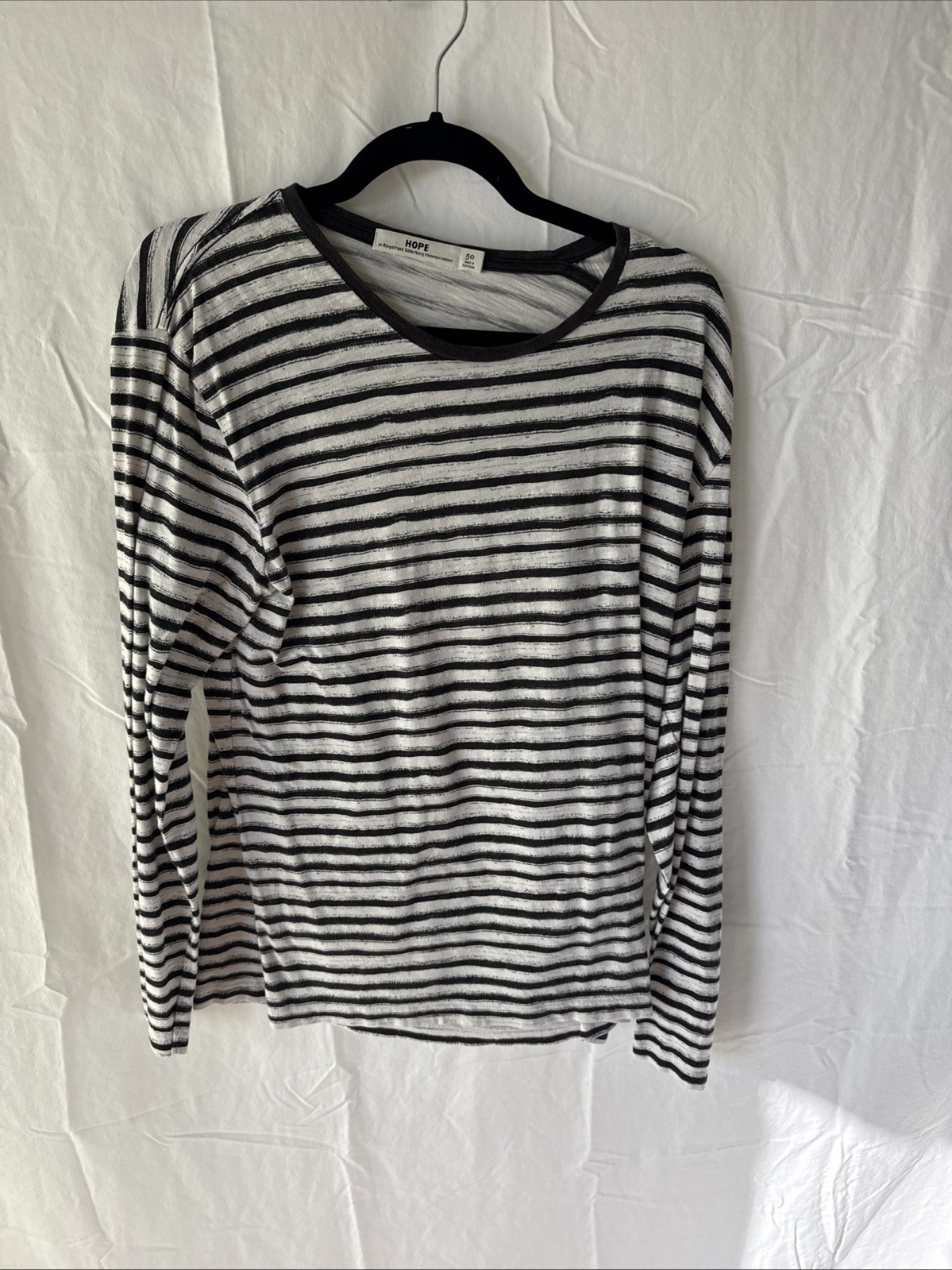 HOPE by Ringstrand Söderberg Stockholm Sweden Striped Long Sleeve Shirt Size 50