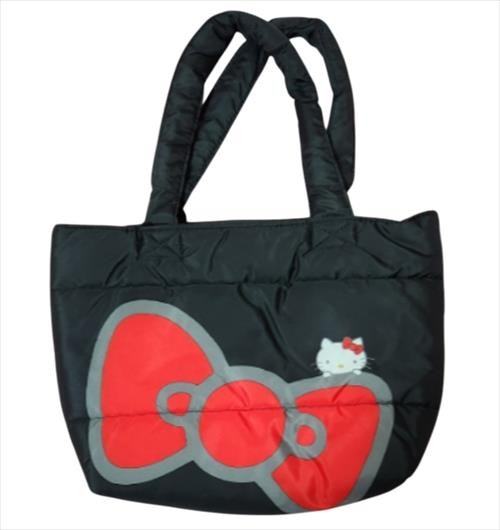 Sanrio Hello Kitty × Lawson Collaboration Fluffy Ribbon Tote Bag Size:W:15.7in.