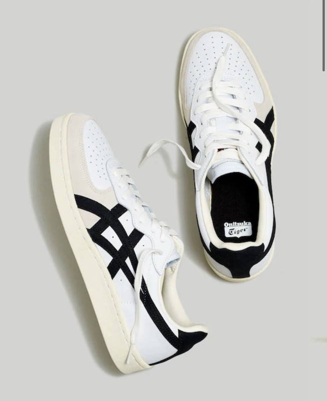 1183A803-200 Onitsuka Tiger GSM SD White Black Madewell Size 8.5 Mens 10 Womens