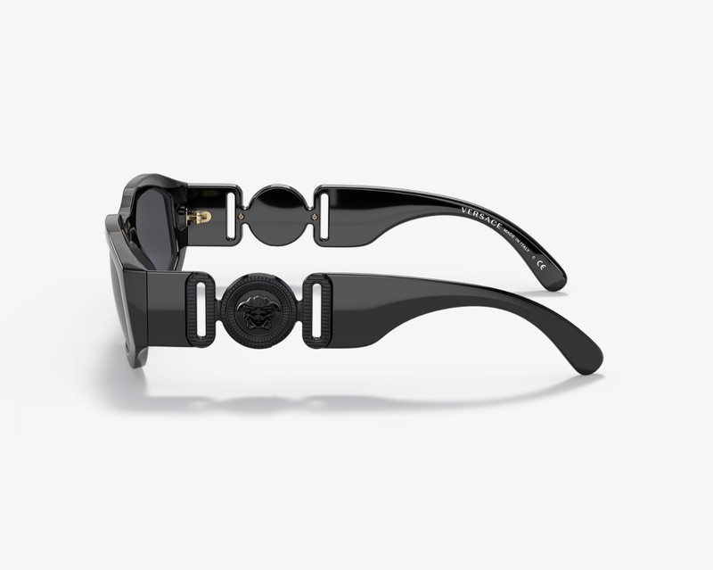Versace Biggie Medusa Black Sunglasses VE4361 53 gallery