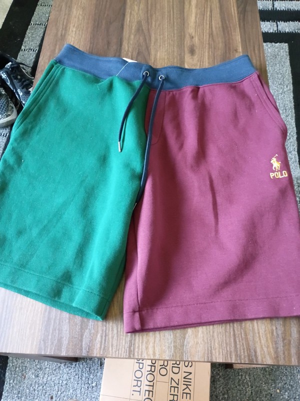 Ralph Lauren Colorblock Mens Fleece Shorts Size Medium