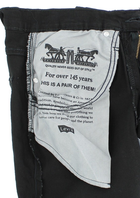 Levi's Men's 511 Slim Jeans, Low Rise Flex Stretch Slim Fit Tapered Pants, Black gallery