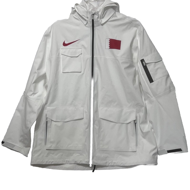 Nike Pro Elite Team Issued Bahrain Full Zip Hooded Jacket CI6372-100 Men XL New