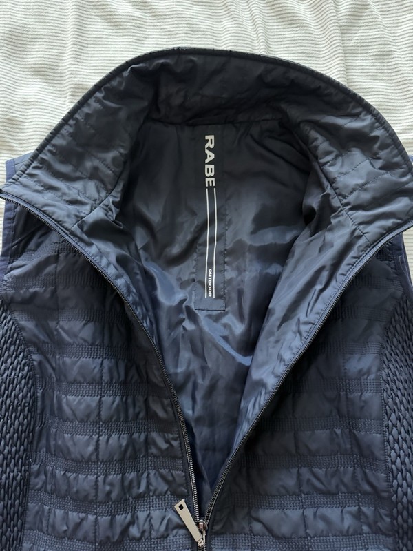 Unisex Rabe Outdoor Navy Button Up Vest. Puffer Material gallery