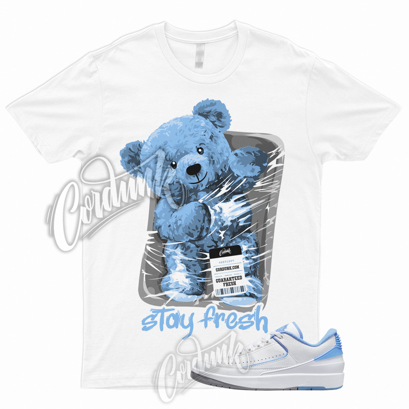 STAY T Shirt to Match 2 Low UNC White University Blue Cement Grey Dunk High 1