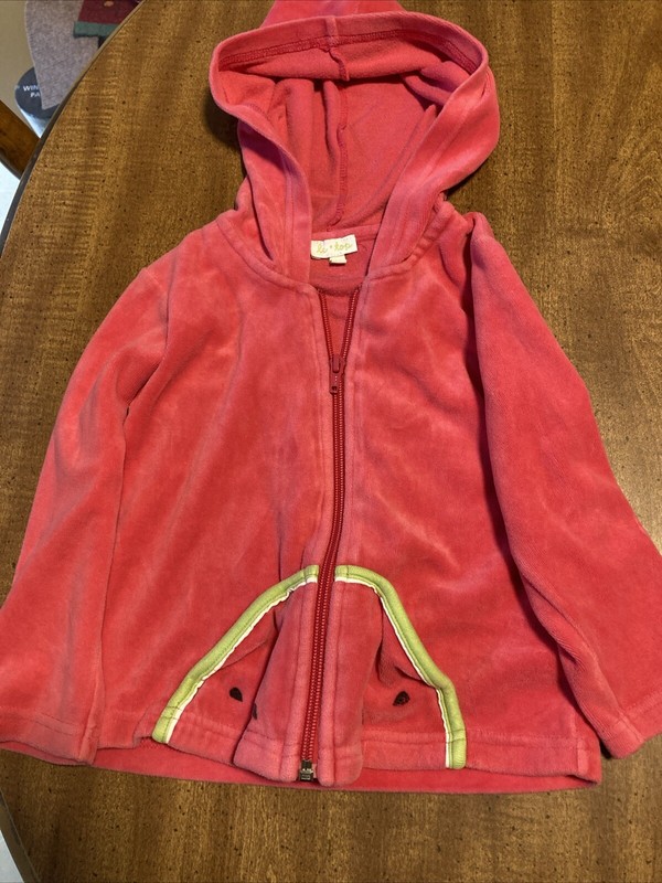 Le Top Watermelon Hoodie Long Sleeve Hooded Neck Hand Wash ONLY Preowned Excelle
