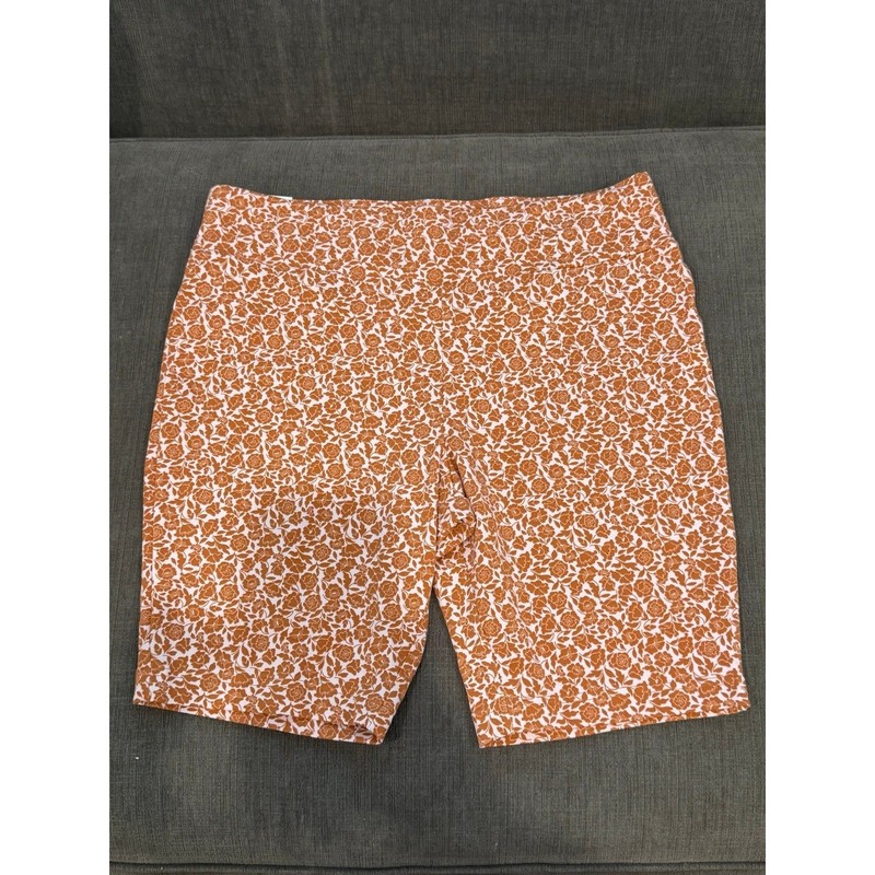 Terra & Sky Women's Plus Size Bike Shorts, Sizes 0X cotton stretchy spandex gallery