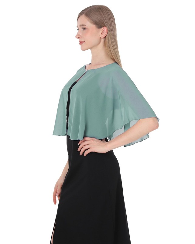 Capelets for women Chiffon Cape Soft Shawls and Wraps Wedding Capes gallery