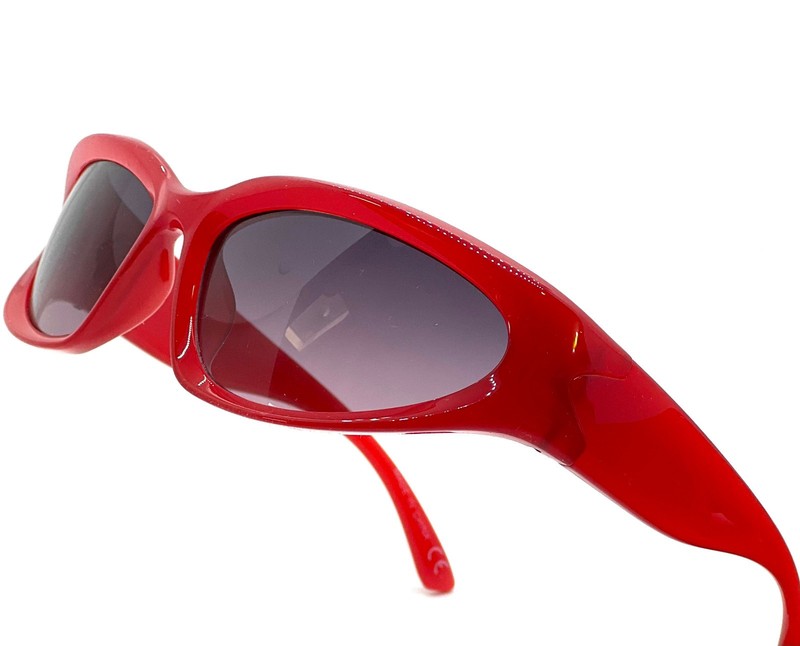 Trendy Women Sunglasses Outdoor Beach Shades Black White Blue Gray Red Silver gallery