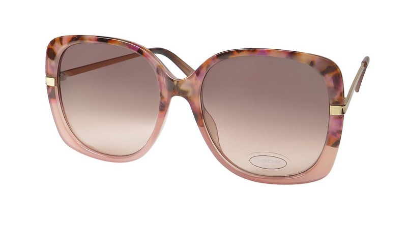 NEW BEBE BBOP1003 SUNGLASSES 0-0-0 OVERSIZED PLASTIC 749 WOMENS PINK FULL-RIM