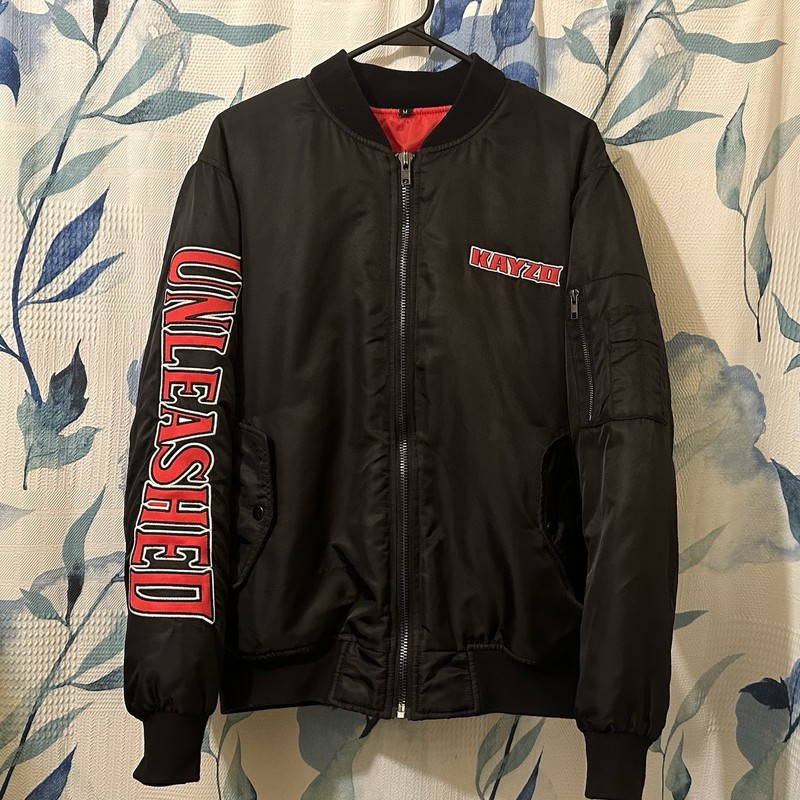 Kayzo Unleashed EDM Hardstyle Techno Bomber Jacket Rare Men’s Size Medium *read*