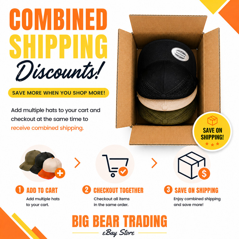 UPS Shipping Patch on Trucker Hat Yupoong Classic 6006 Snapback Brown/White gallery