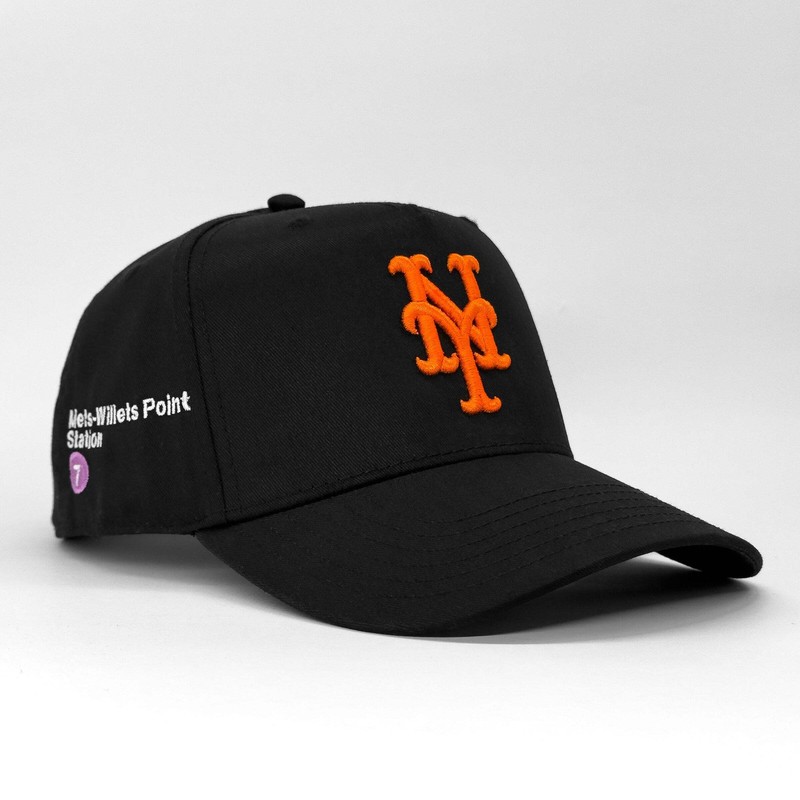 NY Mets Subway – Black Snapback
