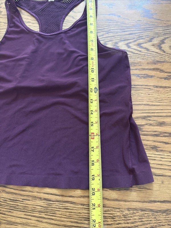 Lululemon Purple Racerback Tank Top Mesh Back Swift Ultra-Lightweight Medium gallery