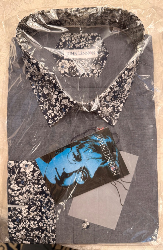 John Lennon Button Down Shirt | Size XXL 18.5 / 19