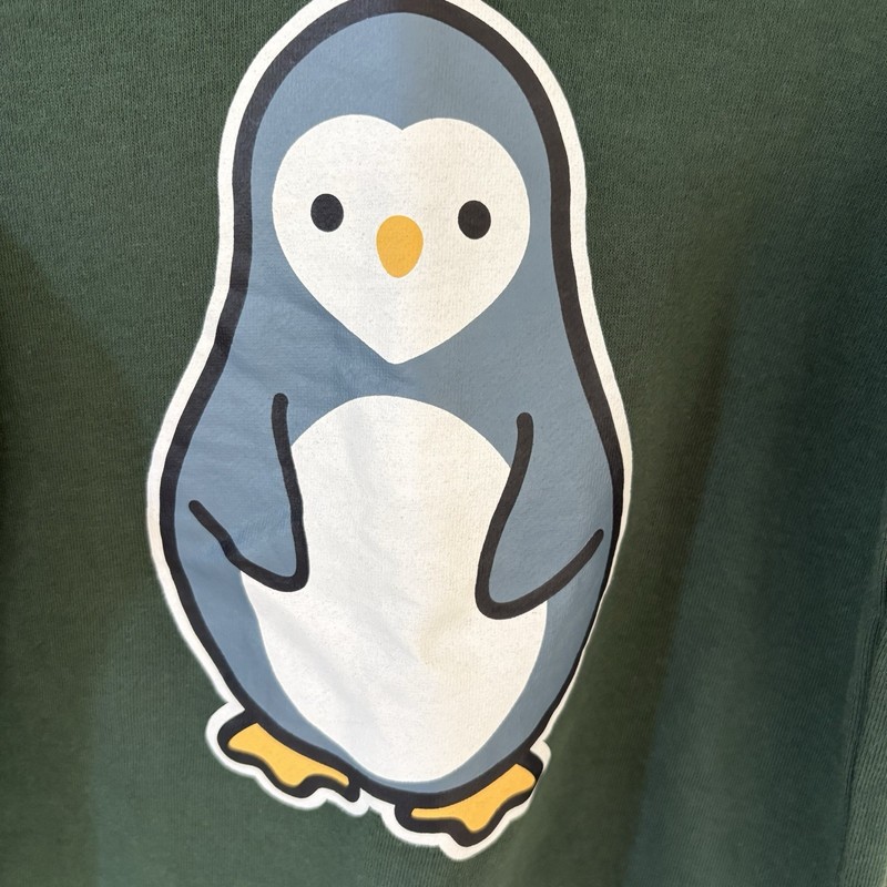 Whistle & Flute Penguin Graphic Sweatshirt Dark Green 5-6Y gallery
