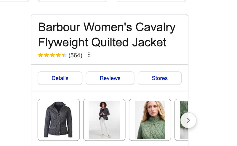 Navy/ Navy ~ Barbour Flyweight Cavalry Quilted Jacket MSRP$260 ~ British Chic gallery